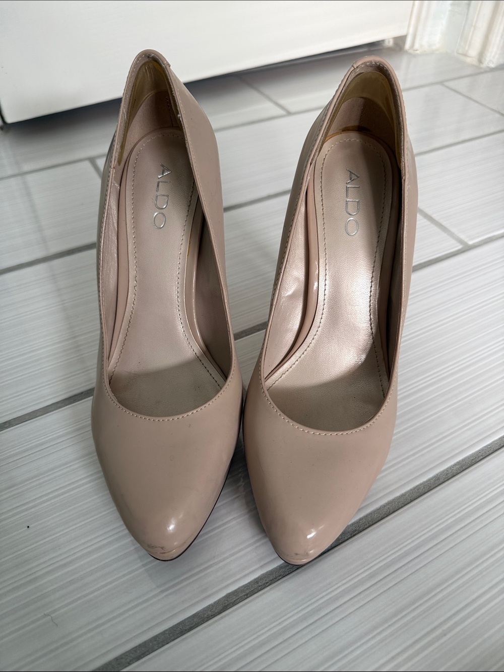 Aldo Blush Nude Heels